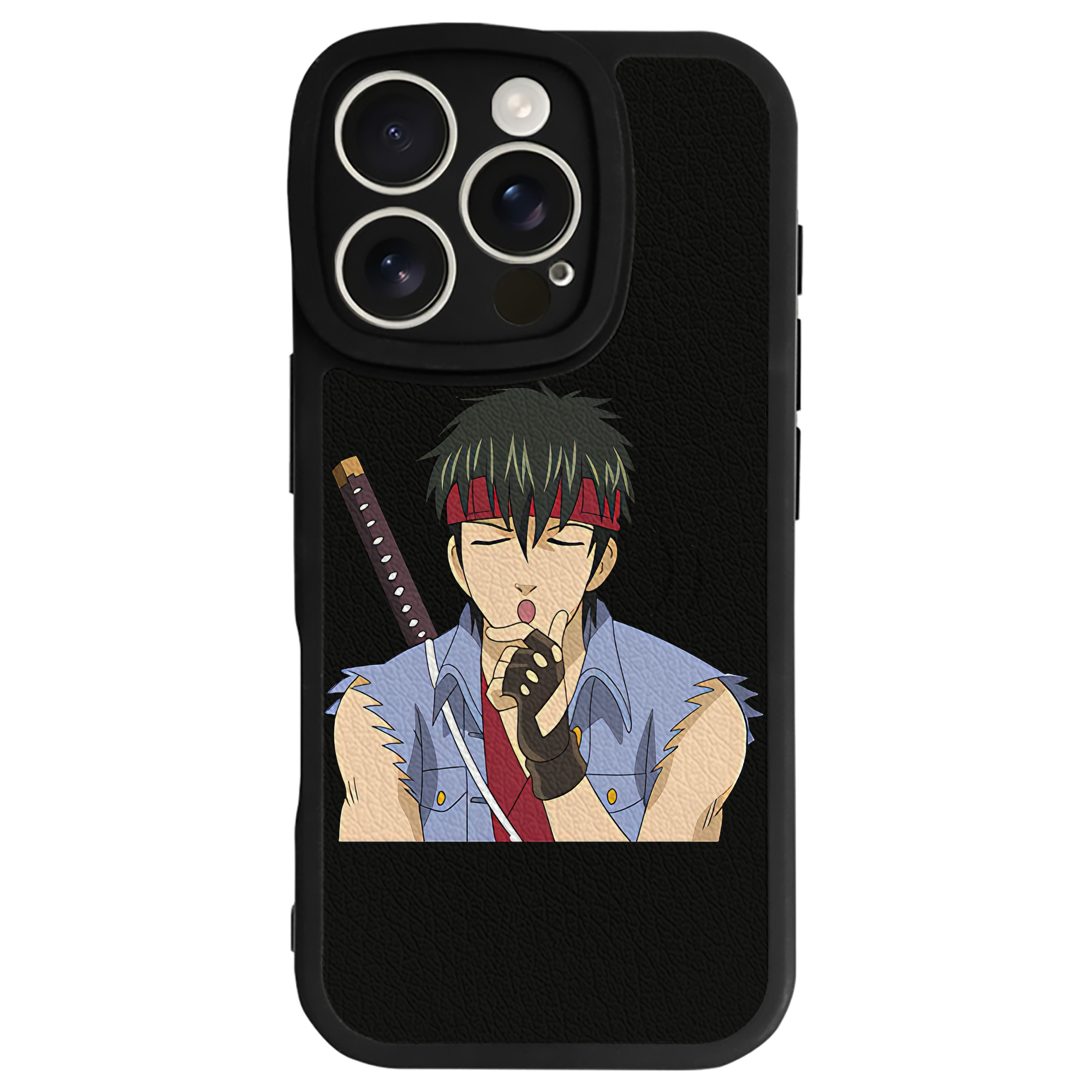 （画像用） ぎんたま 坂田銀時（さかたぎんとき） 神楽 志村新八（しむら しんぱち） GINTAMA Sakata Gintoki Kagura Shimura Shinpachi 【iPhone 16シリーズ対応】シリコンスマホケース（レザー調） 材質：シリコン